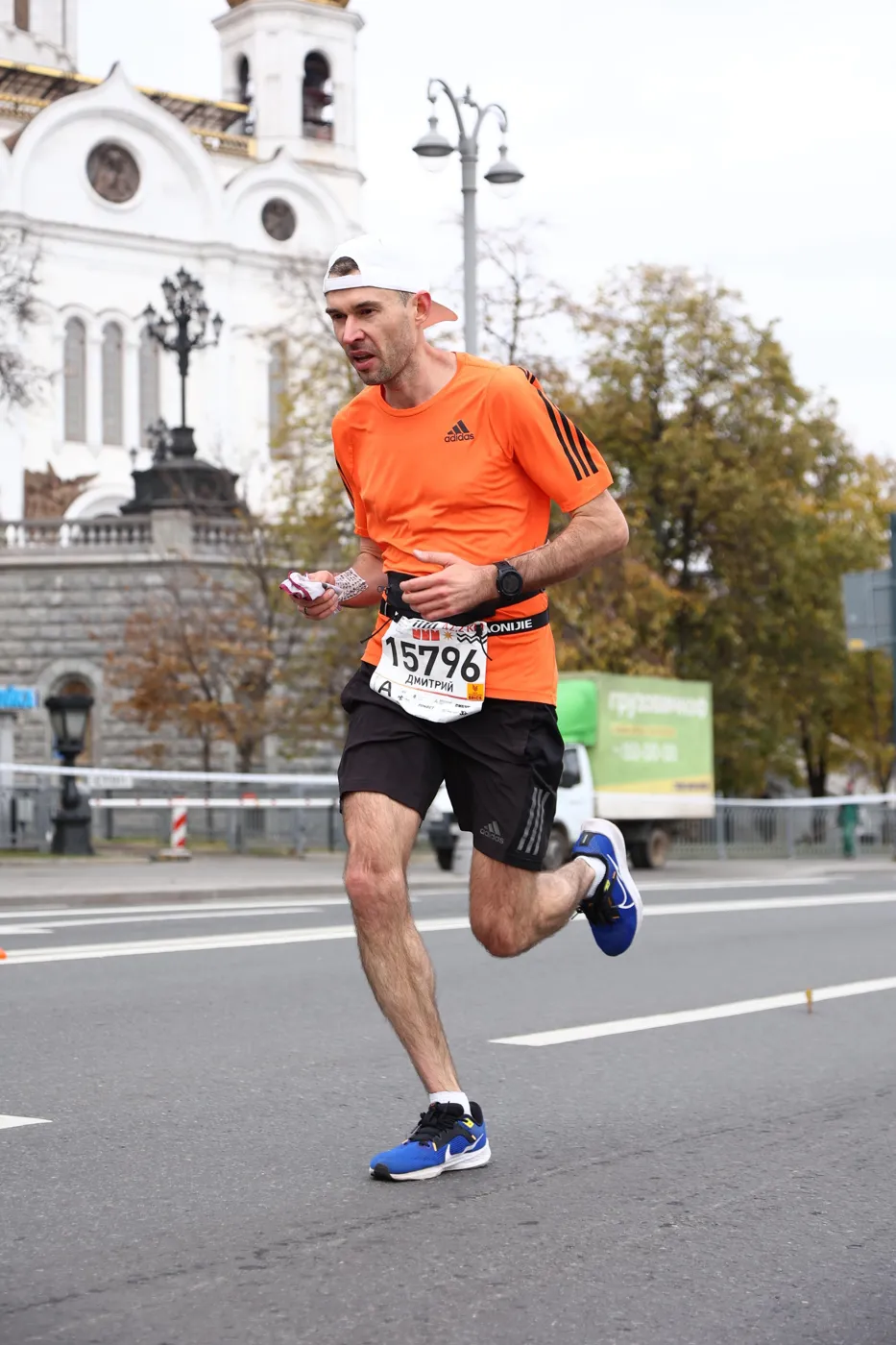 Дмитрий Познышев на Московском марафоне